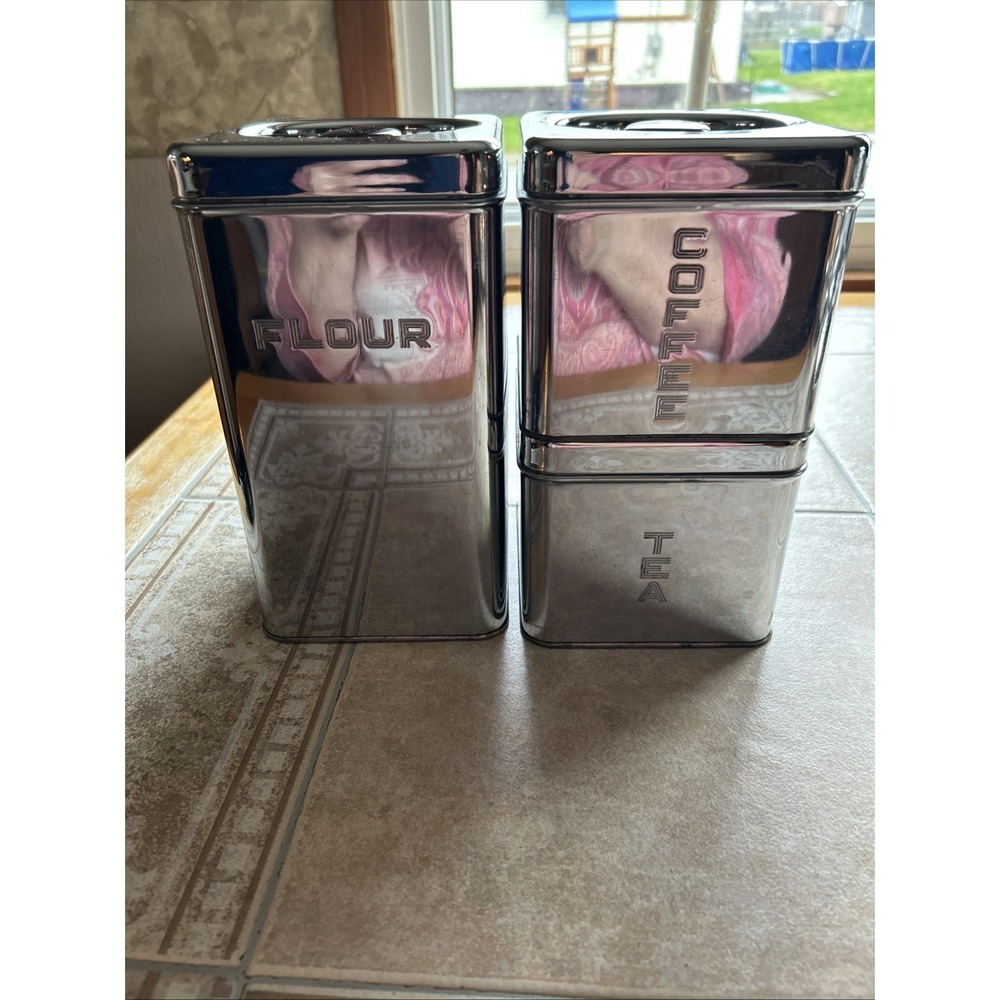 beautyware canister set MCM Flour Coffee Tea Diver